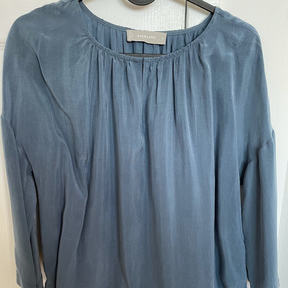 Everlane Round/V Neck Blouse Size0 New